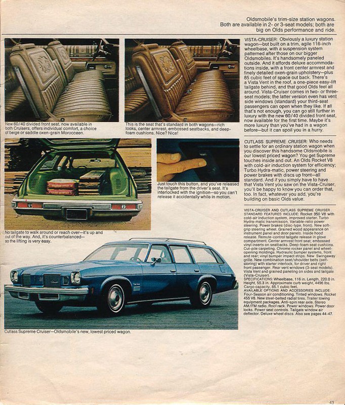 1974 Oldsmobile Full-Line Brochure Page 29